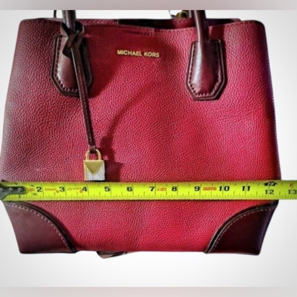 Michael Kors Mercer Gallery Satchel • Large • Reinforced Corners • Center Zip - Picture 10 of 16